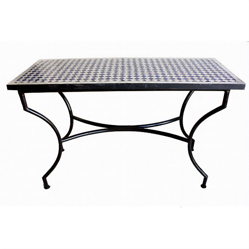 【SALE】モザイクテーブル 120x50xH75 CHEV 送料別 @75000→37500円