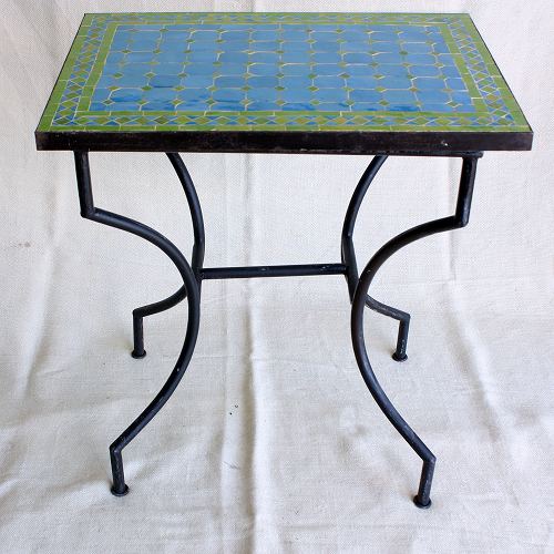 【SALE】モザイクテーブル 70x50xH50 CORA 送料別 @35000→17500円