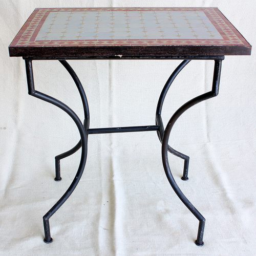 【SALE】モザイクテーブル 70x50xH50 CORA 送料別 @35000→17500円