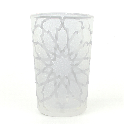 モロッコグラス すりガラスモザイク模様 A花 ￥2000→1000