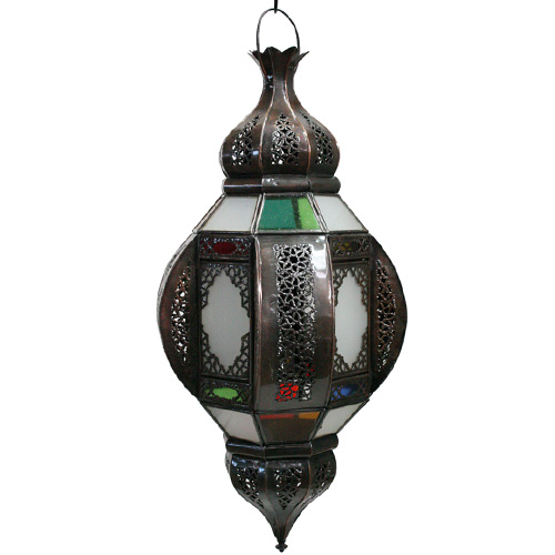 吊下げ型ガラスランプ 円型