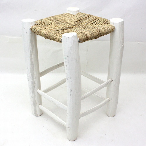 ドーム木椅子カラーペイント　L　白　送料別