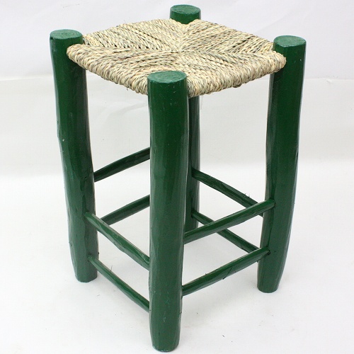 ドーム木椅子カラーペイント　L　緑　送料別