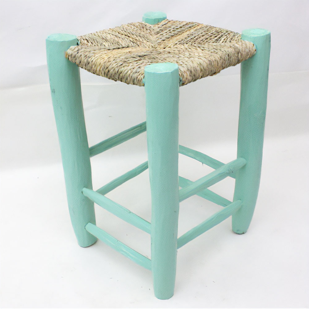 ドーム木椅子カラーペイント　L　ペールグリーン　送料別