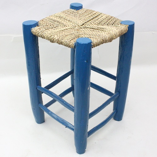 ドーム木椅子カラーペイント　L　青　送料別