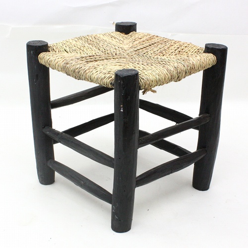 ドーム木椅子カラーペイント　M　黒　送料別