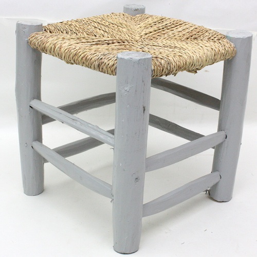 ドーム木椅子カラーペイント　M　グレー　送料別