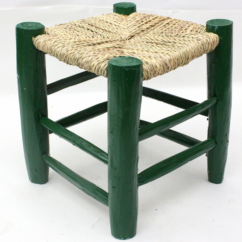 ドーム木椅子カラーペイント　M　緑　送料別