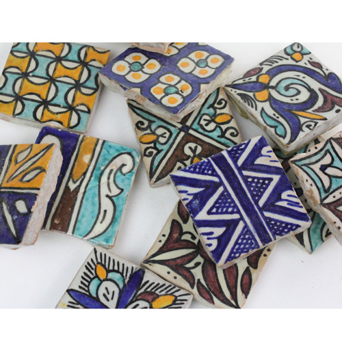 手焼きタイル 厚地 極小 5.5CM