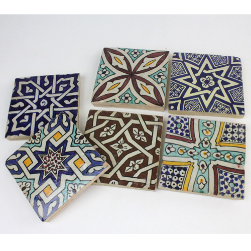 手焼きタイル 厚地 10CM