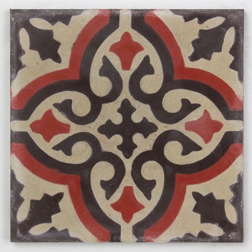 手刷りタイル38 ワイン