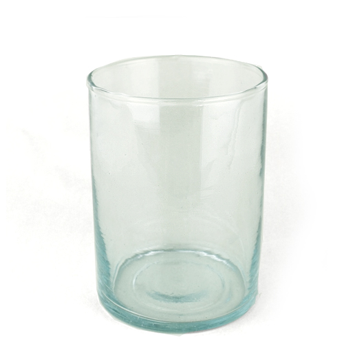モロッコリサイクル無地グラス K33 口11 H15