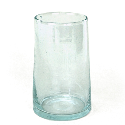 モロッコリサイクル無地グラス E3 口6,H12