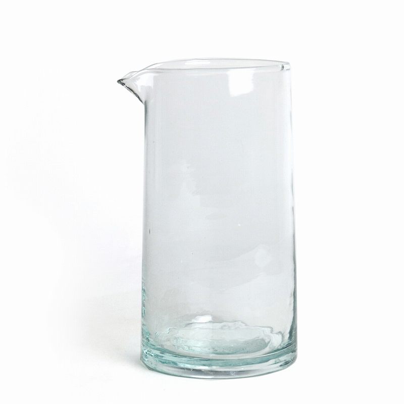 モロッコリサイクル無地グラス E35 口9H19