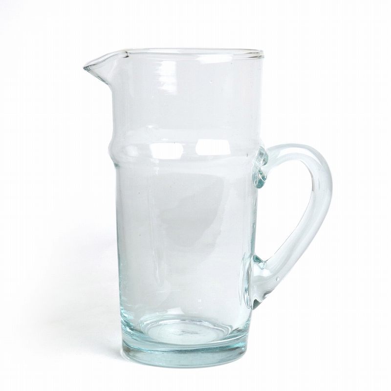 モロッコリサイクル無地グラス B36 口10H20