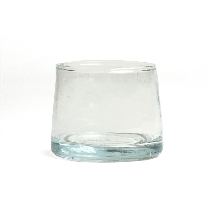 モロッコリサイクル無地グラス E20 口5.5H5
