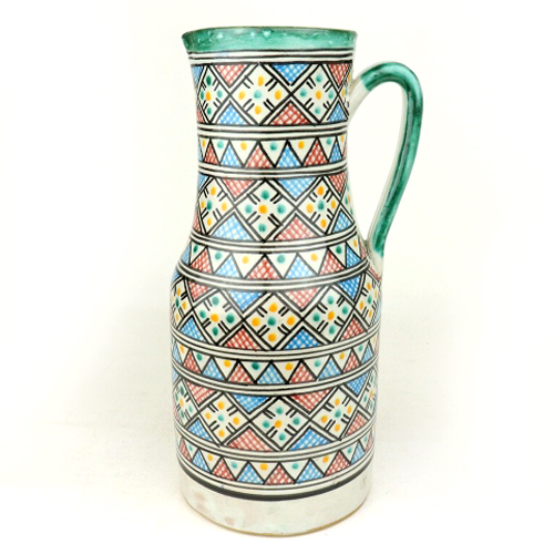 フェズ陶器花瓶 一点もの_19