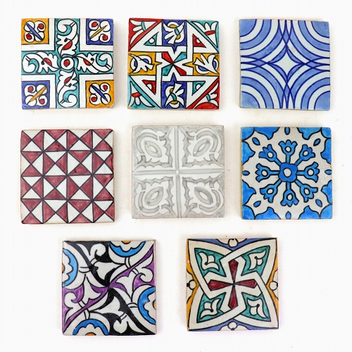 フェズ陶製タイル W15 _01マルチ