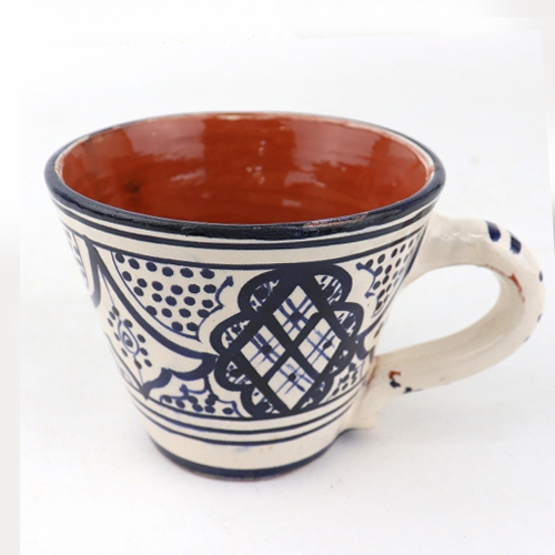 サフィ陶製飾りカップ 06