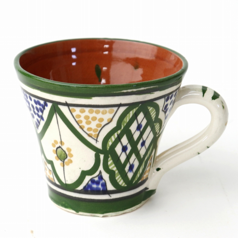 サフィ陶製飾りカップ 08