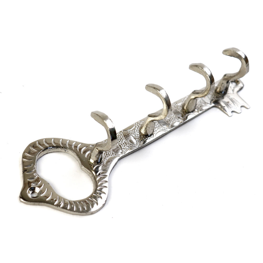 真鍮鍵型フック シルバー 一点物