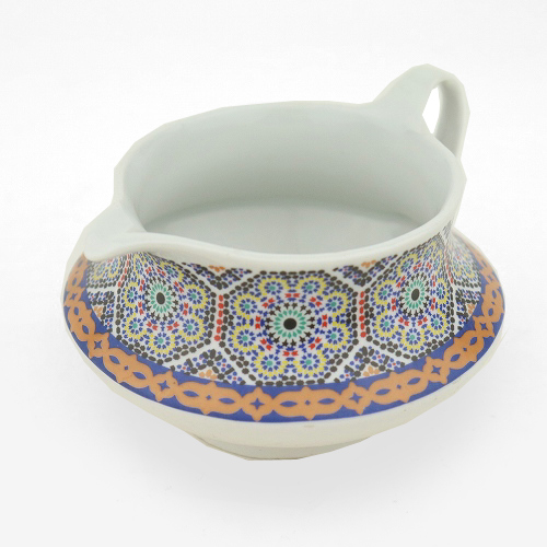 モロッコ陶器 コセマ飾りピッチャー 01