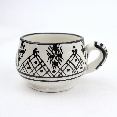 陶器 飾りミニカップ SALAHサフィ W6.5 H5 柄C