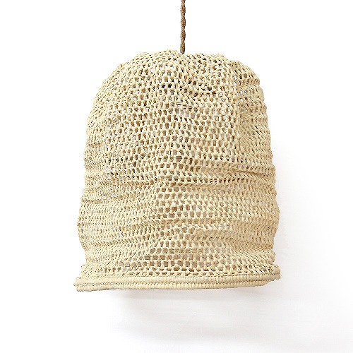 ラフィア細か編みランプシェード ※加工賃B