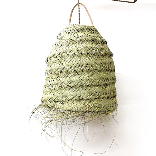 水草ランプシェード フリンジ 小 鐘型(本体) ※加工賃別C