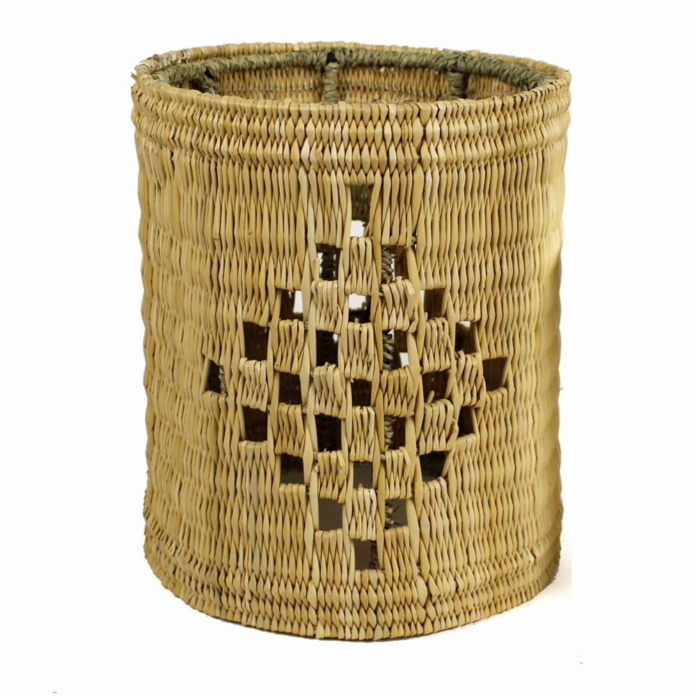 ストロー置型 ランプシェード ひし形透かし 大 24SS一点物 @10000→8000