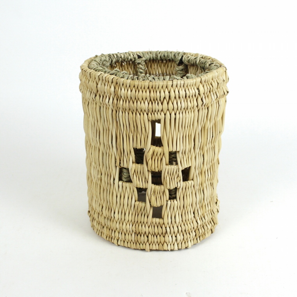 ストロー置型 ランプシェード ひし形透かし 小 24SS一点物 @8500→6800