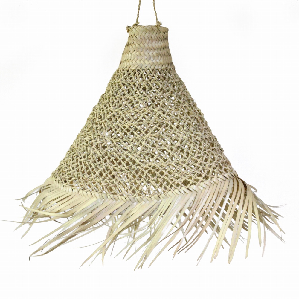 椰子中央透かし バサバサランプシェード(本体)※ソケット別B