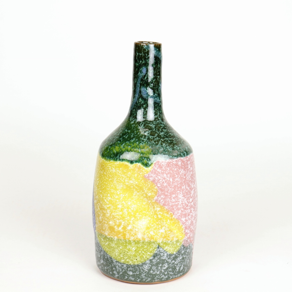 花瓶 ミックスカラー 中