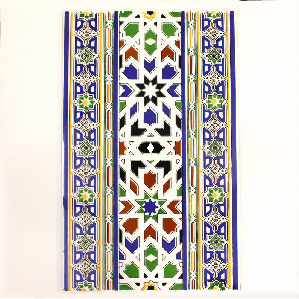 モロッコプリントタイル #F