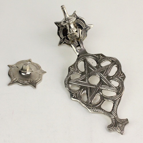 ドアノック 銀色 20cm