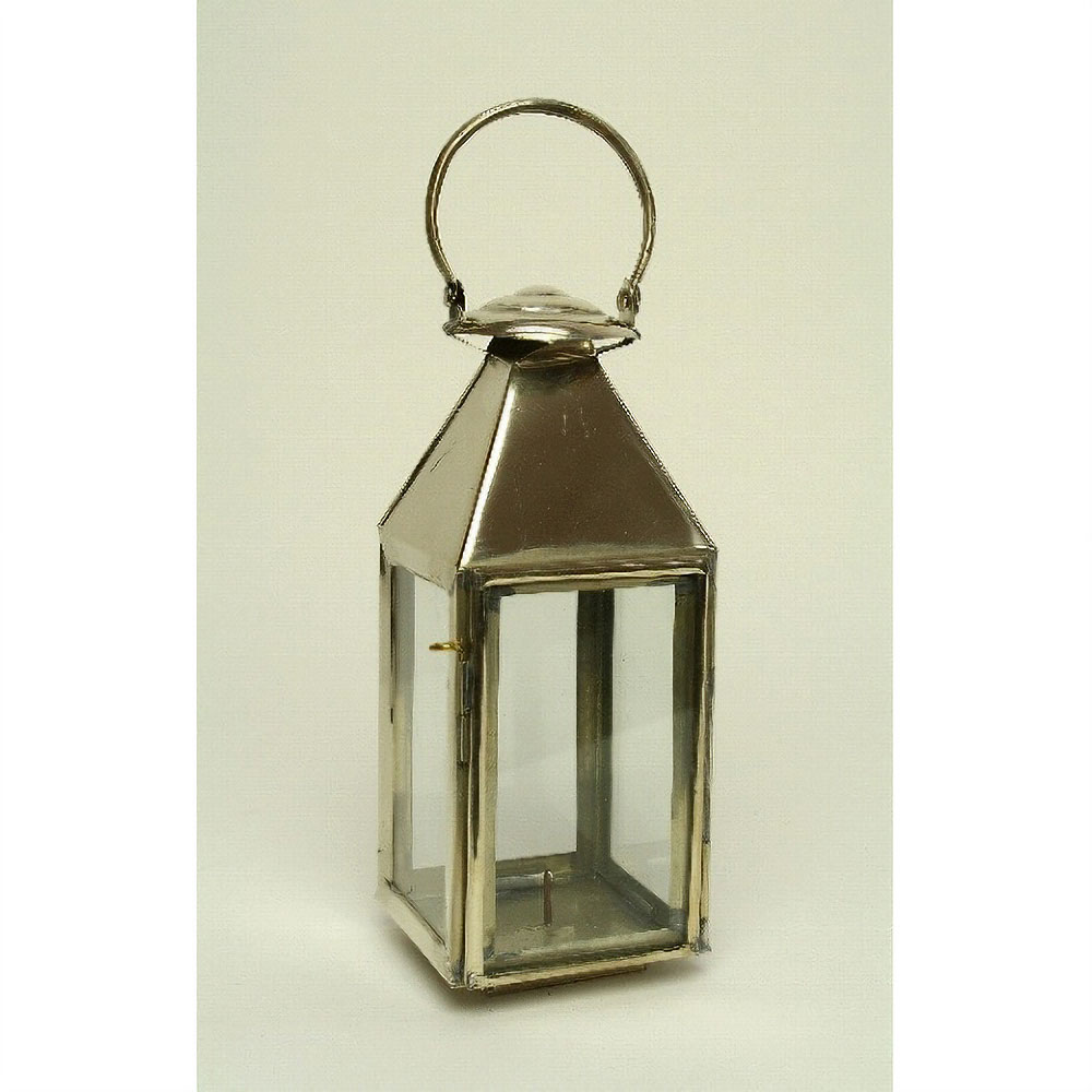 ランタン型ガラスキャンドルスタンドシンプル