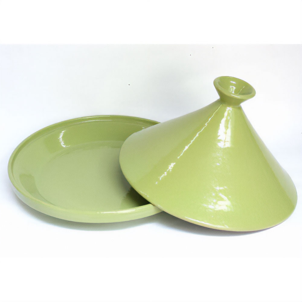 AKKAL 陶製タジン型皿 径23