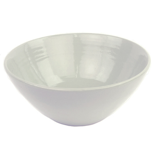 AKKAL 陶製 ボウル 径25cm  白