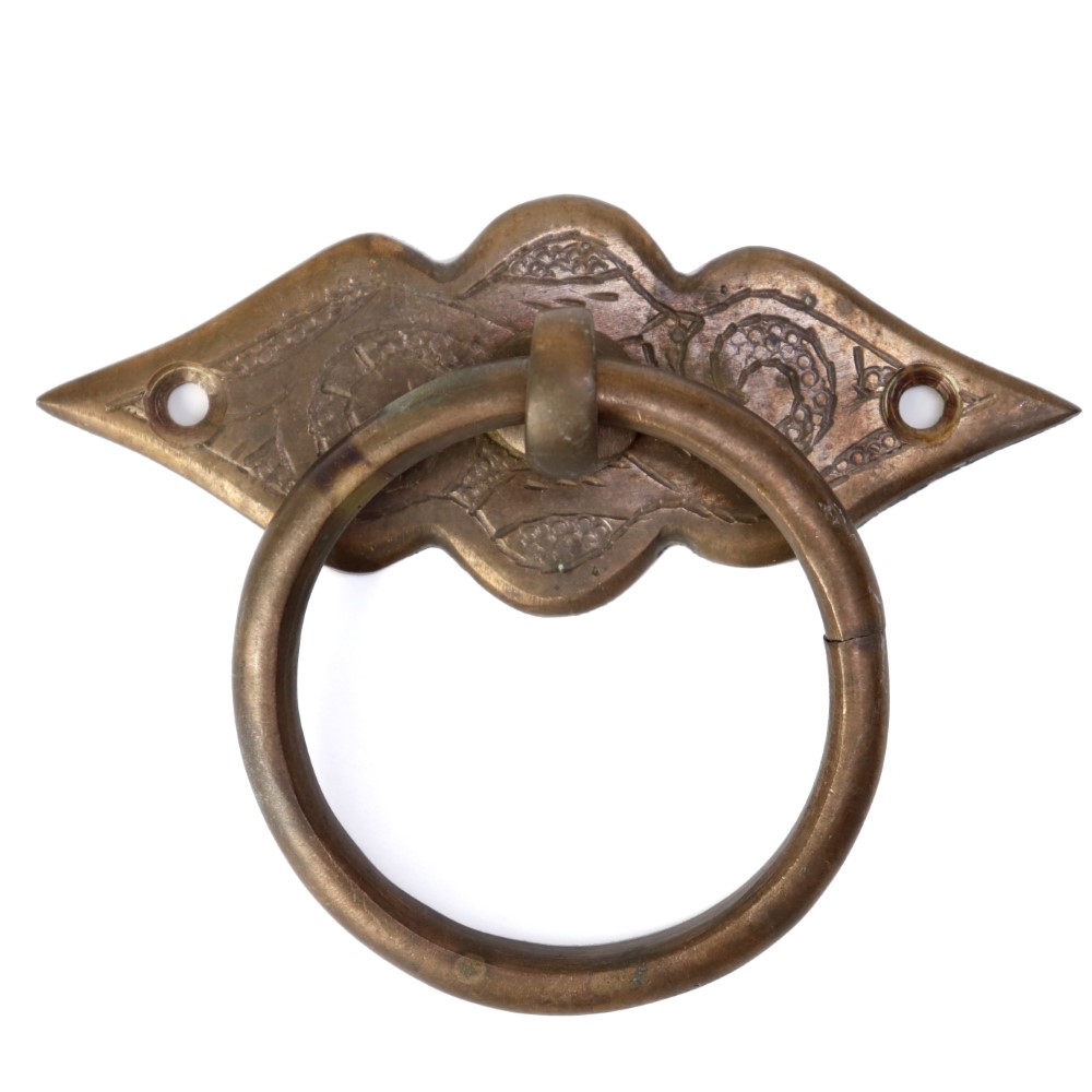 真鍮ドアノッカー ブロンズ 一点物