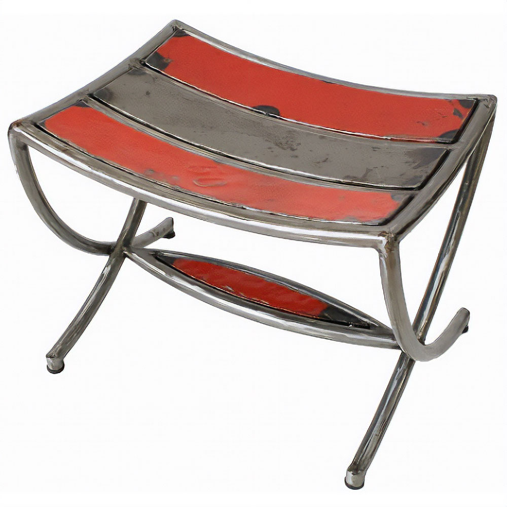 OUSMANE M'BAYE 鉄イス 小  赤【送料別】