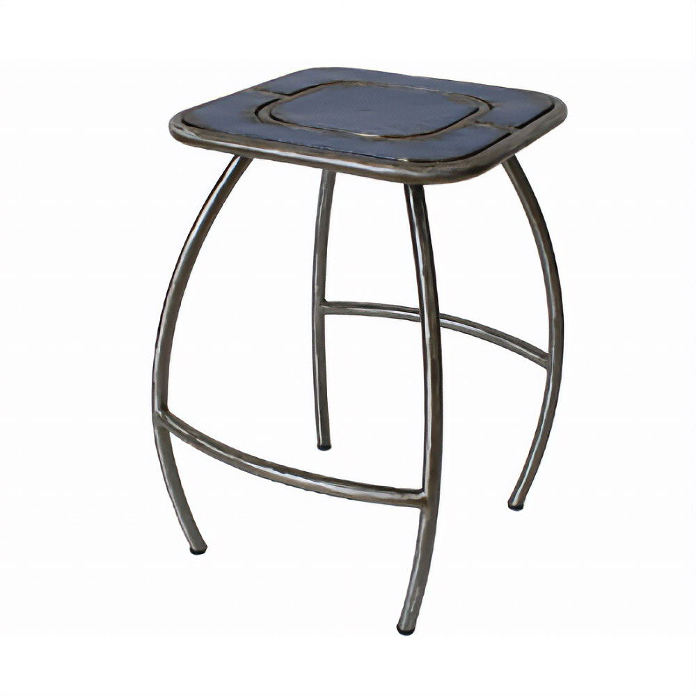 OUSMANE M'BAYE 鉄スツール  青【送料別】
