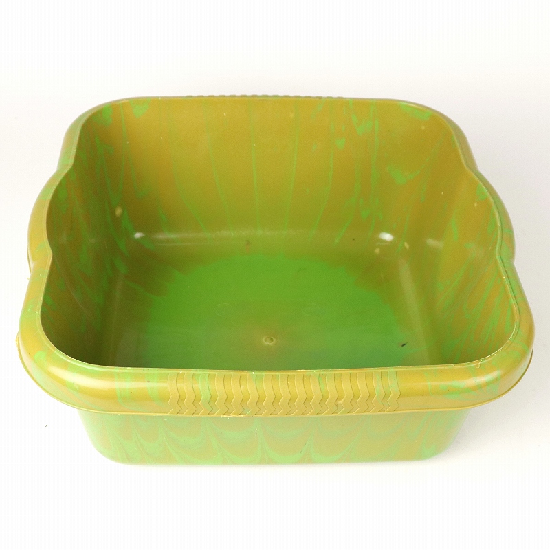 セネガルプラスチック 洗面器 四角 30CM 2205