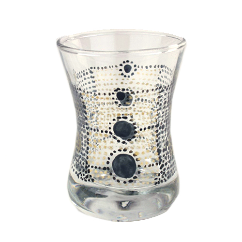 【SALE】NAAJ ドットペイント ミントティーグラス 黒 @2900→1600円