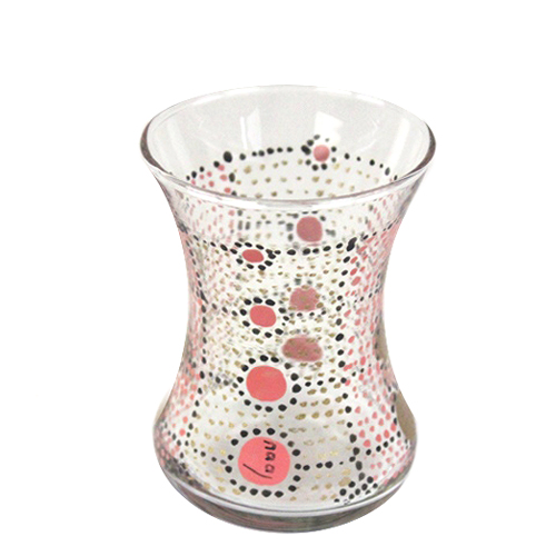 【SALE】NAAJ ドットペイント ミントティーグラス ピンク @2900→1600円