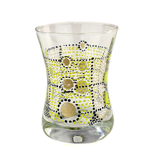 【SALE】NAAJ ドットペイント ミントティーグラス 黄緑  @2900→1600円