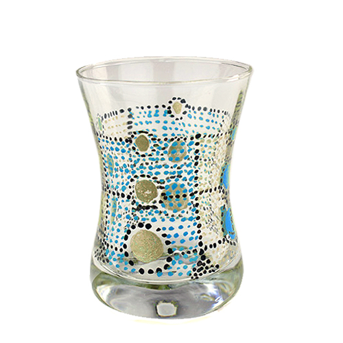 【SALE】NAAJ ドットペイント ミントティーグラス サックス @2900→1600円