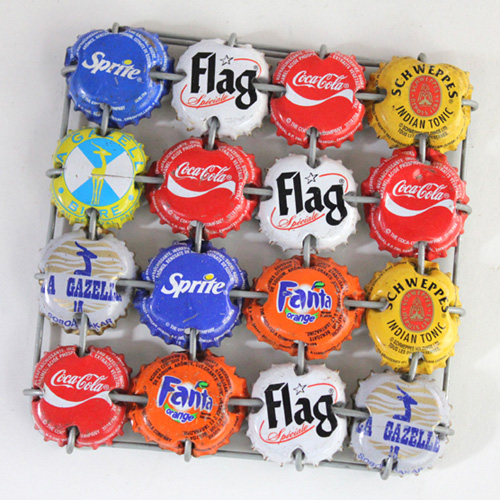 リサイクル王冠キャップ コースター