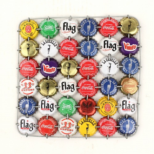 リサイクル王冠鍋敷き　小