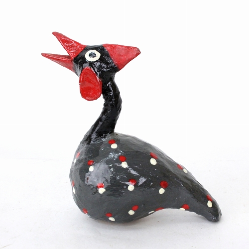 張り子ホロホロ鳥 ペイントタイプ