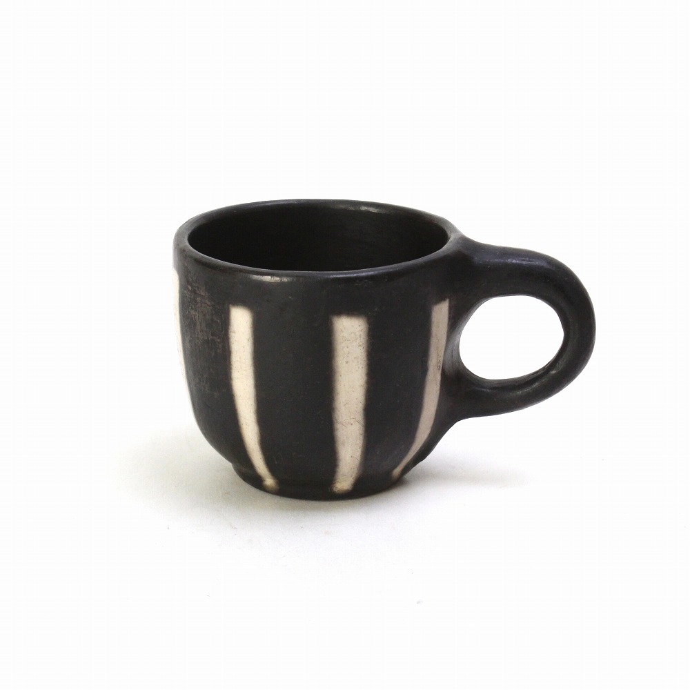 ムコノビエンタロ陶器 エスプレッソ 16 ストライプ